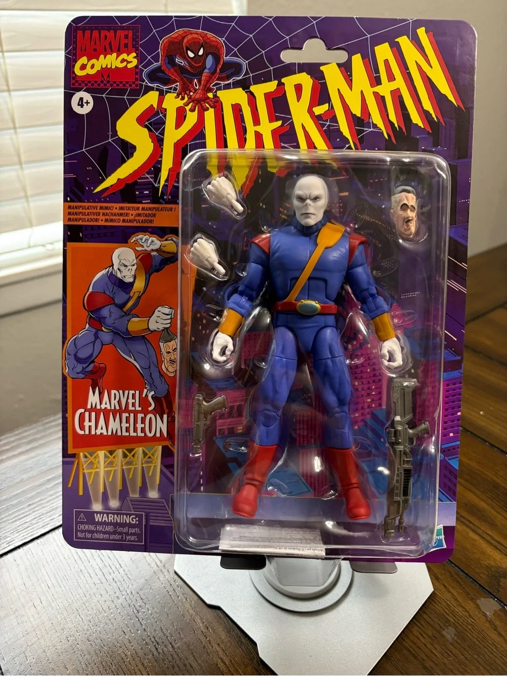 Hasbro Marvel's Chameleon Action Figure - Blue, Red, Yellow, White